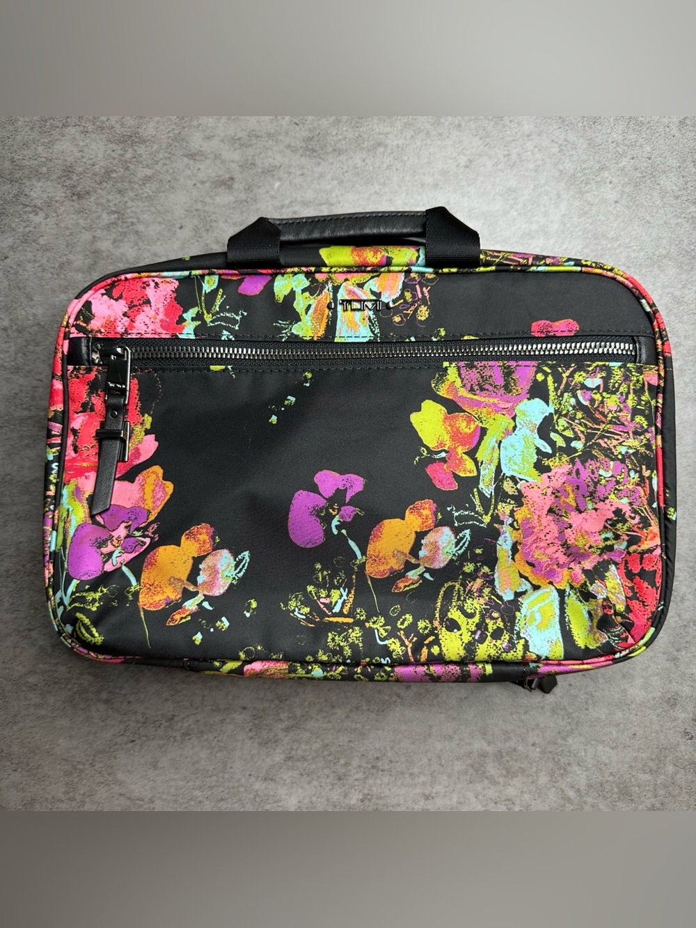 TUMI Voyageur Madina Collage Floral Hanging Cosmetic Bag